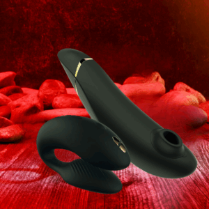 Vibrador de Casal e Estimulador de Clitóris Golden Moments