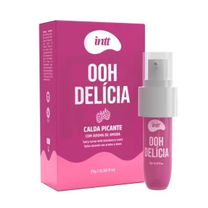 Calda Beijável Ooh Delícia Sabor Amora Intt
