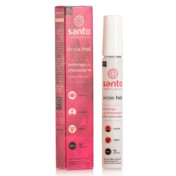 Calda Orale Morango com Champanhe Santo Cosmético