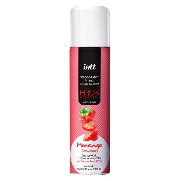 Desodorante Íntimo e Corporal Aroma Morango Intt