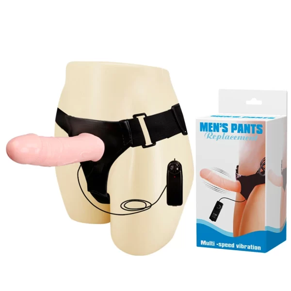 Capa Peniana com Cinta e Vibração Men's Pants Replacement