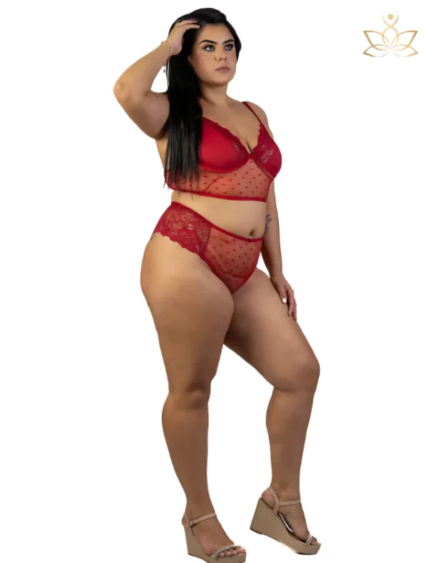 Conjunto Plus Cropped Doce Amor Curves Libido