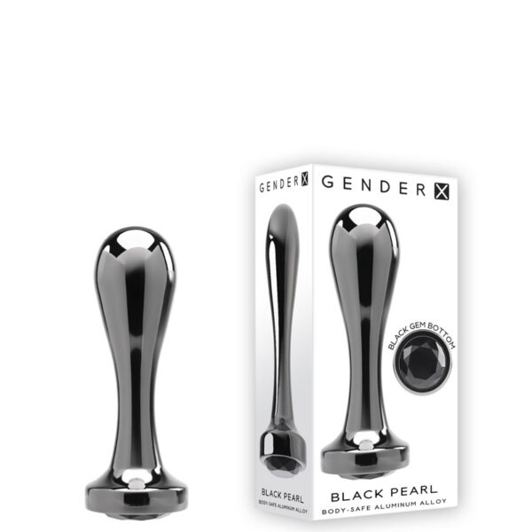Plug Anal Alumínio Black Pearl Gender X
