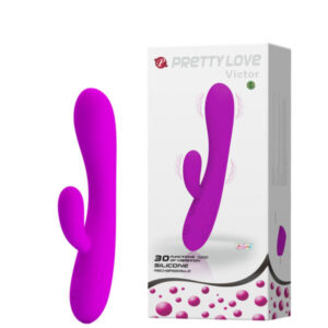 Vibrador Ponto G com Estimulador Victor Pretty love