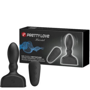 Plug Anal Inflável Vibração Harriel Pretty Love