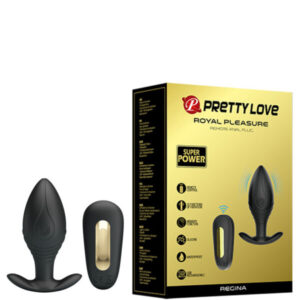 Plug Anal com Controle Regina Pretty Love