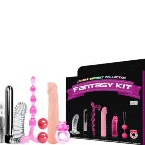 Kit Brinquedos Sexuais Básico 7 peças Fantasy Kit