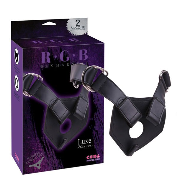Cinta Peniana Reforçada Ajustável RGB Sex Harness Chisa