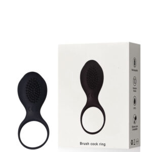 Anel Peniano com Saliência Brush Cock Ring