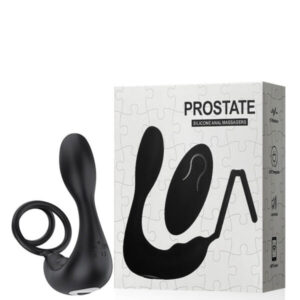Anel Peniano Duplo com Massageador Anal Vibratório