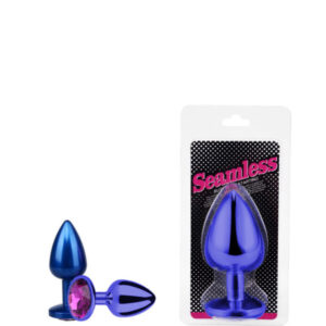 Plug Anal P Ionizado Azul Seamless Butt