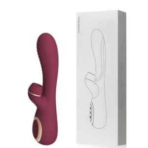 Vibrador com Estimulador Clitoriano com Sucção