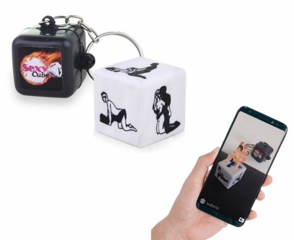 Dado Chaveiro Realidade Aumentada Sexy Cube - Imagem 2