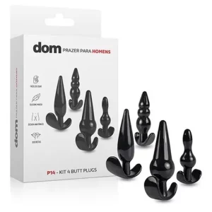 Kit 4 Peças Dom Plug Silicone