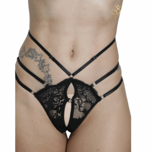 Calcinha Renda Ponto de Luz Libido Lingerie