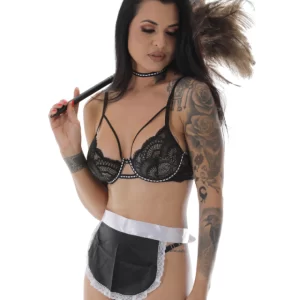 Fantasia Empregadinha Sapeca Libido Lingerie