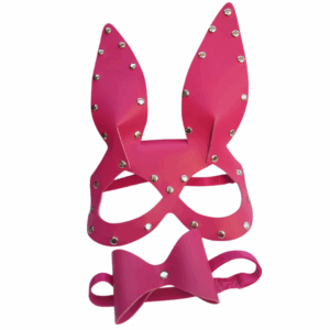 Mascara Rabbit com Gravata Silver Libido
