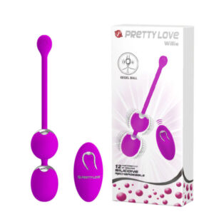 Bolas de Pompoar com Vibração Pretty love Willie