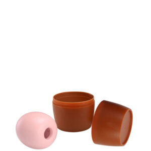 Egg com Saliências Internas Formato Oval Pretty Love Bourbon
