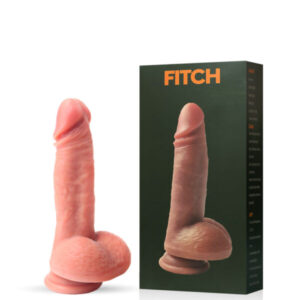 Prótese Realístico com Ventosa e Glande Saliente Fitch