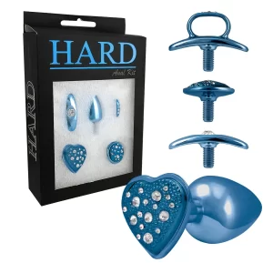 Kit Plug Anal com Base Removível Hard