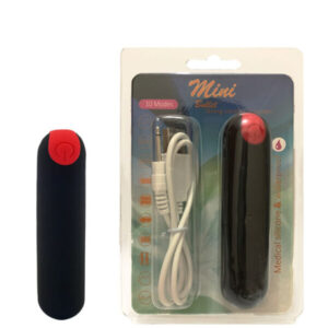 Bullet Power Simples Preto Silicone Mini Bullet