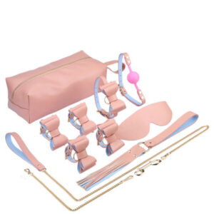 Kit Bondage com Laço Borboleta 8 Peças e Estojo Portátil