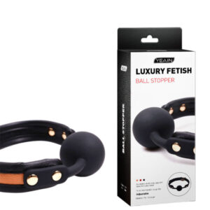 Mordaça de Bola e Ajuste Luxury Fetish Ball Stopper