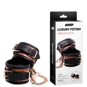 Tornozeleira com Corrente Luxury Fetish Ankles Cuffs