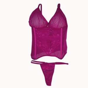 Corpete Sensual Com Persex Renda Art Stilo