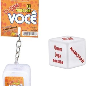 Chaveiro Com Dadinho O Que Eu Sinto Por Você