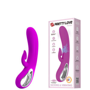 Vibrador Ponto G e Sugador Nicola Pretty Love
