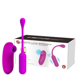 Kit com Cápsula e Estimulador com Sucção Curupira Pretty Love