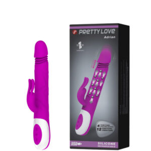 Vibrador com Movimento Vai e Vem Adrian Pretty Love