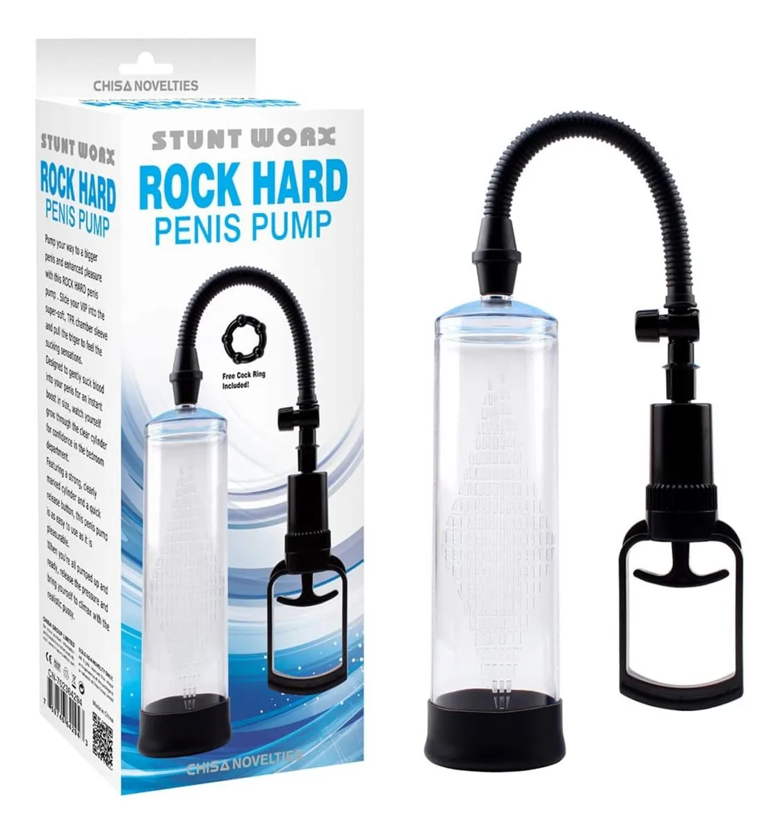 Bomba De Vacuo Manual Pênis Pump Rock Hard Chisa