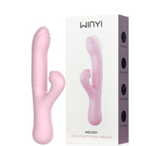Vibrador com Esferas Internas e Estimulo Clitóris Winyi Melody