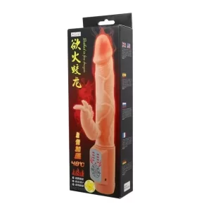 Vibrador Com Movimento e Aquecimento Bathed in Fire Dragon Baile