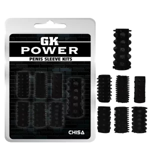 Kit  Meia Capa Peniana com Saliencias Gk Pênis Sleeve
