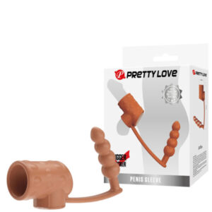 Meia Capa Peniana com Alça Penis Sleeve Pretty Love