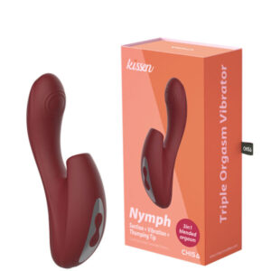 Vibrador Ponto G com Estimulador Clitoriano Chisa Kissen Nymph