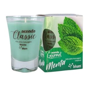 Vela Corporal Beijável e Aromática Menta Blum
