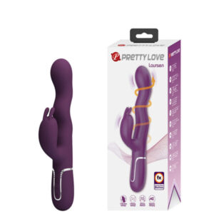 Vibrador com Estimulador Clitoriano Pretty Love Laursen