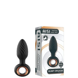 Plug Anal Rotativo com Alça Twising Anal Plug
