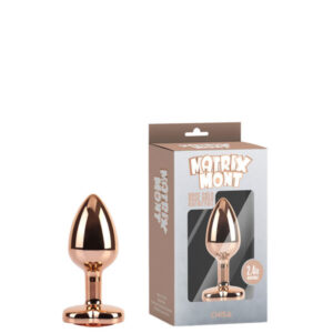 Plug Anal P Metal Rose Gold Rose Gold Gem But Plugs Chisa