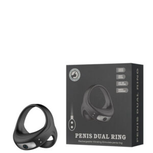 Anel Peniano com Alça com Escroto Pênis Dual Ring