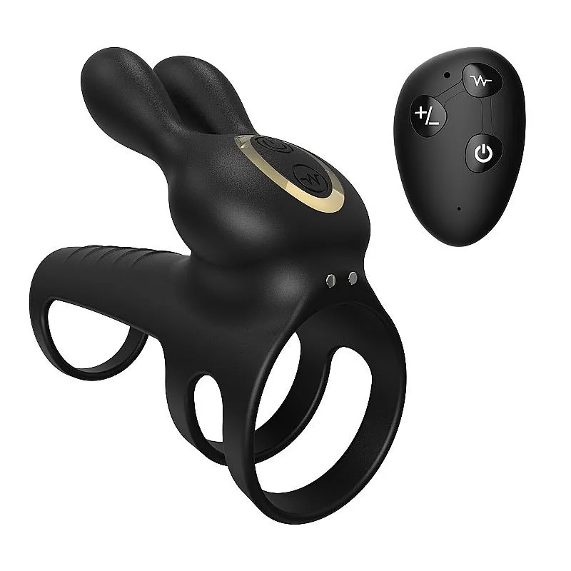 Anel Peniano duplo com Vibrador Dooley NV Toys - Imagem 2