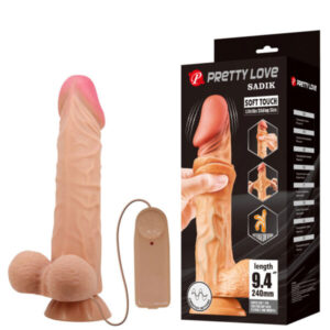 Prótese Realístico Sadik Sliding Skin Pretty Love