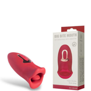 Vibrador Formato Boca com Língua Big Bote Mouth