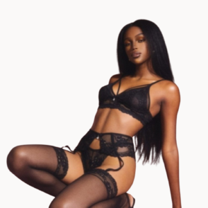 Conjunto Mistério com Meias Libido Lingerie