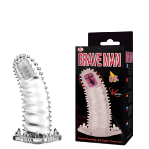 Capa Peniana Extensora com Cápsula Vibratória Brave Man